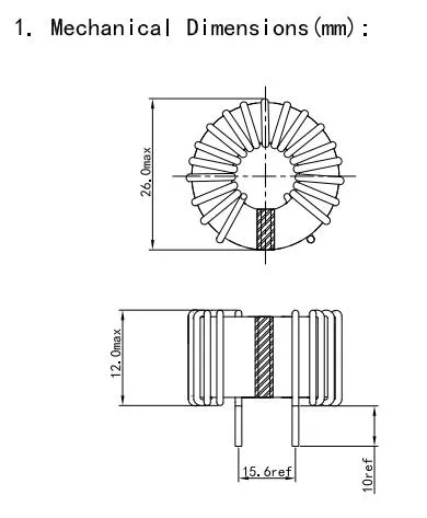 Components magnétiques EMC Inducteur d'étouffement en mode commun pour alimentation UPS