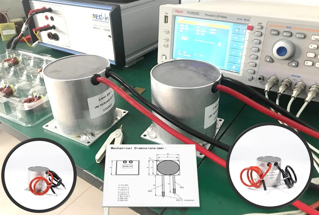Nouveau Ikp Choke CTN 0.4m 80A réacteur électrique chinois mode commun Obc inducteur
