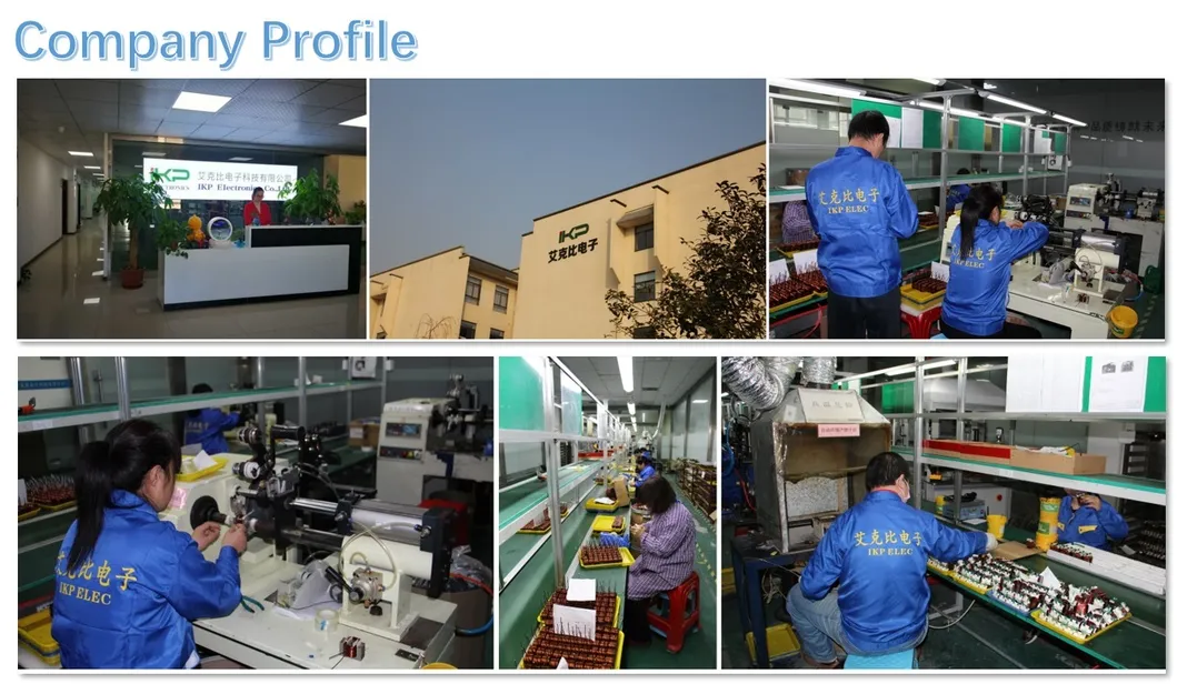 L'usine chinoise d'inducteurs fabrique des étouffants différentiels, avec certification UL/Ce/RoHS