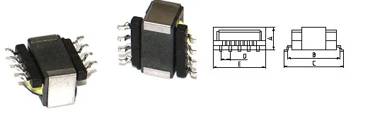 Transformateur à haute fréquence SMD Er 14.5 complexe