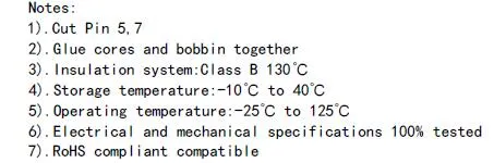Transformateur haute fréquence Etd39 de haute qualité pour solaire