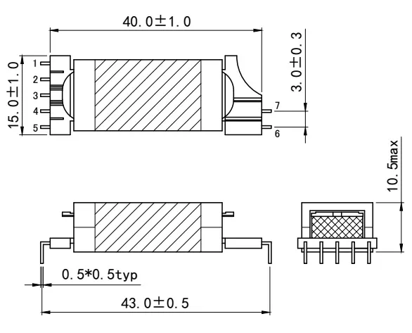 Transformateur pour lampes LED EDR28 haute fréquence
