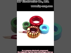 Mn-Zn ferrite magnétique souple annulaire métallique poudre magnétique noyaux JC183